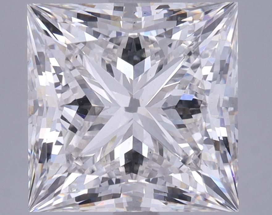 5.09 Carat Princess Shaped Ideal Cut VS1 GIA Certified Lab Grown Diamond