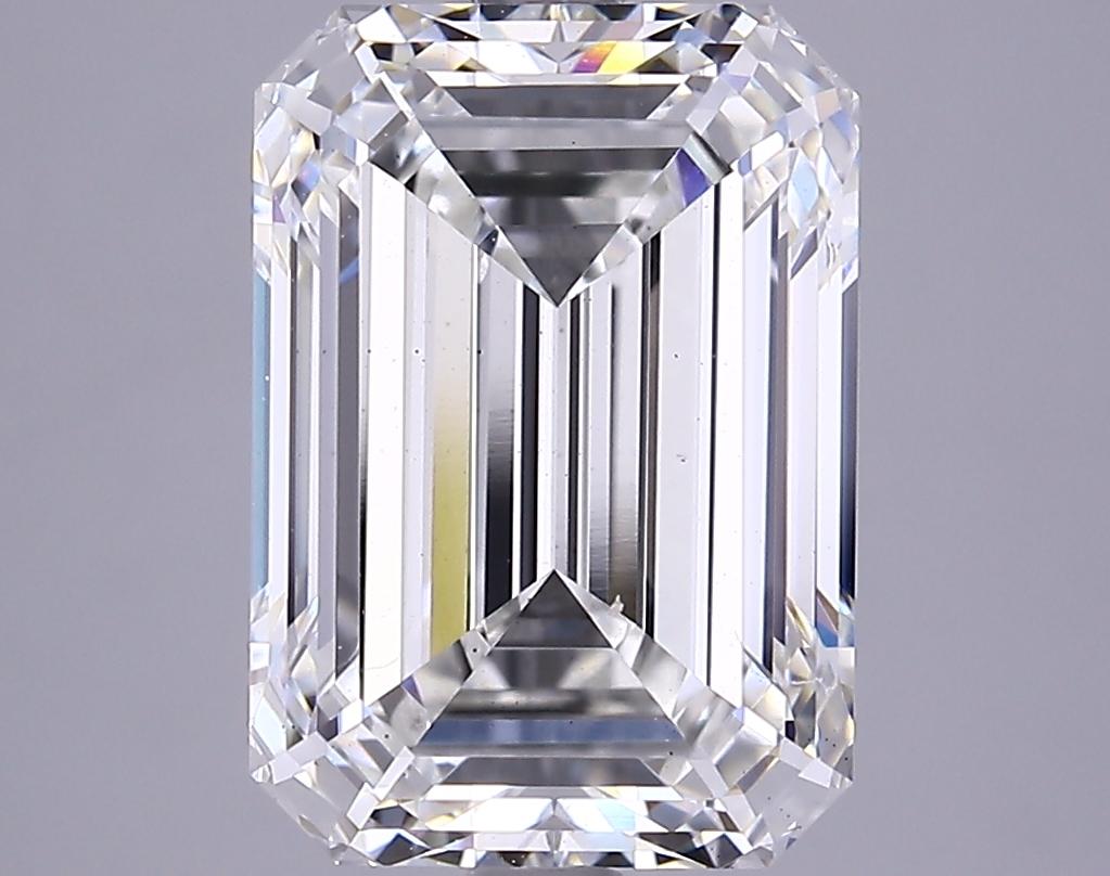 5.02 Carat Emerald Shaped Ideal Cut SI1 GIA Certified Lab Grown Diamond