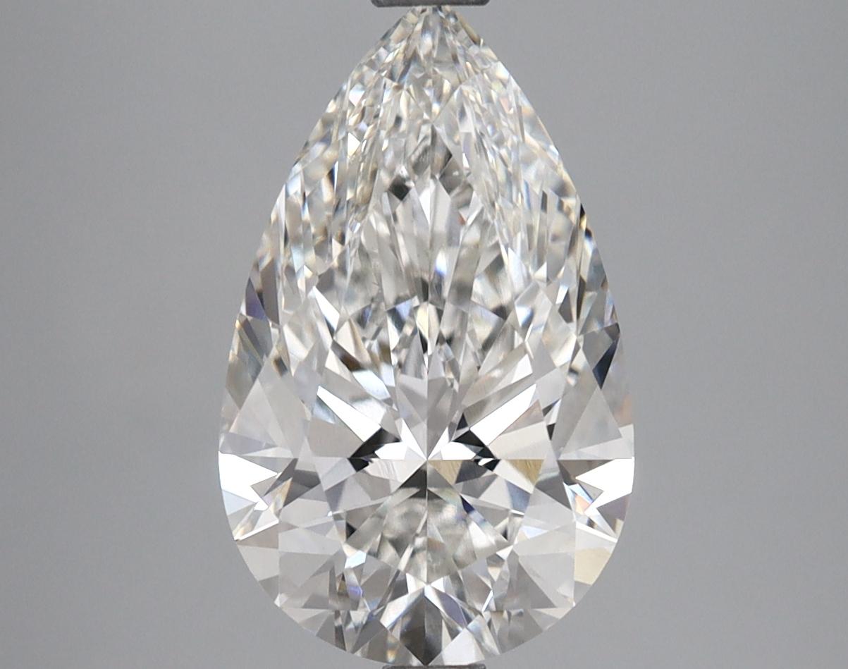 3.12 Carat Pear Shaped Ideal Cut VS1 GIA Certified Lab Grown Diamond