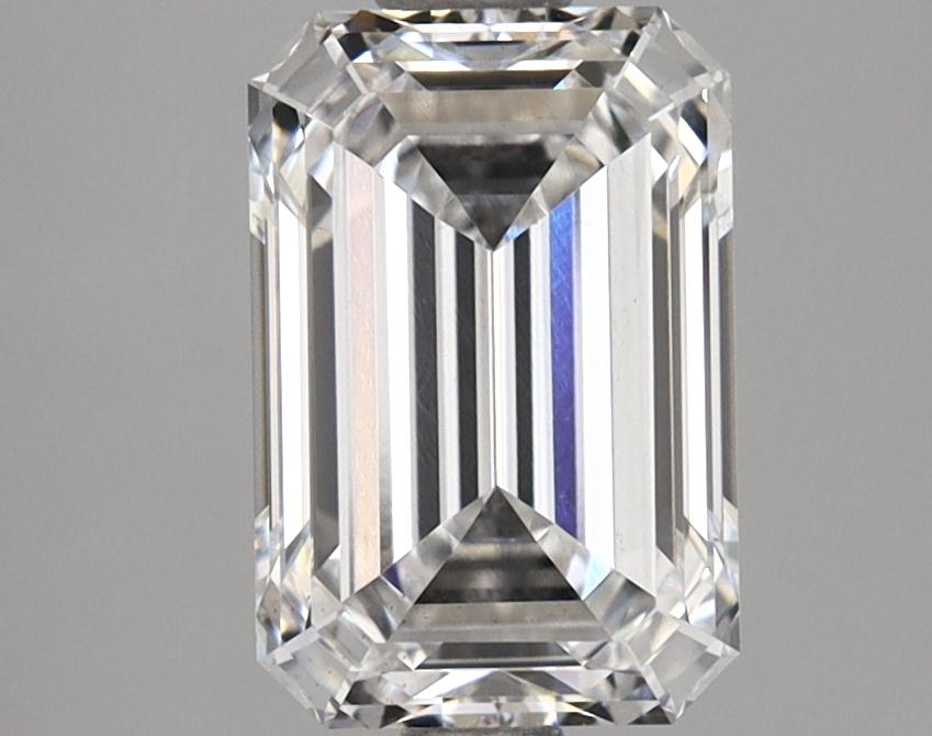 2.19 Carat Emerald Shaped Excellent Cut SI1 GIA Certified Lab Grown Diamond