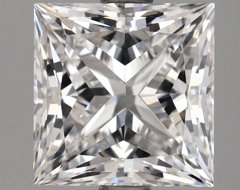 2.65 Carat Princess Shaped Very Good Cut VS2 GIA Certified Lab Grown Diamond
