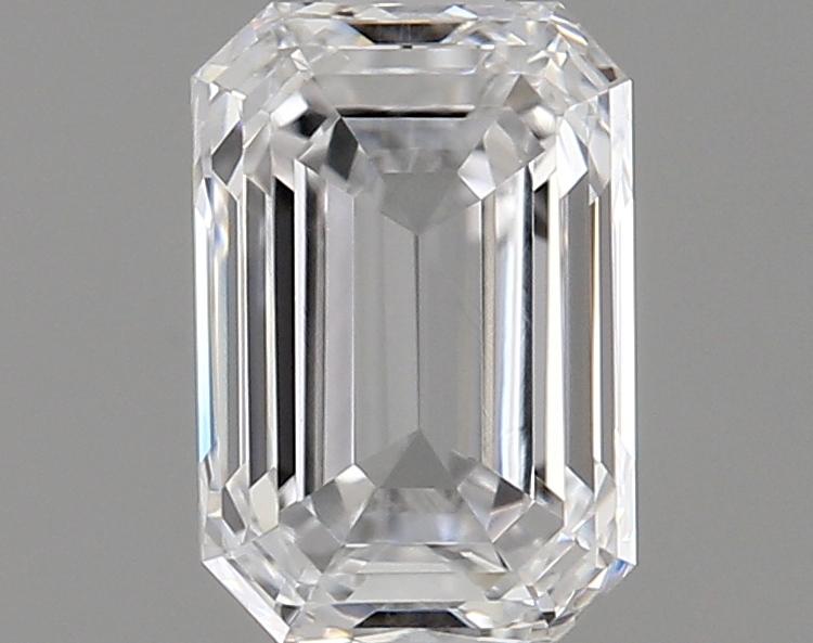 0.91 Carat Emerald Shaped Ideal Cut VVS2 IGI Certified Lab Grown Diamond