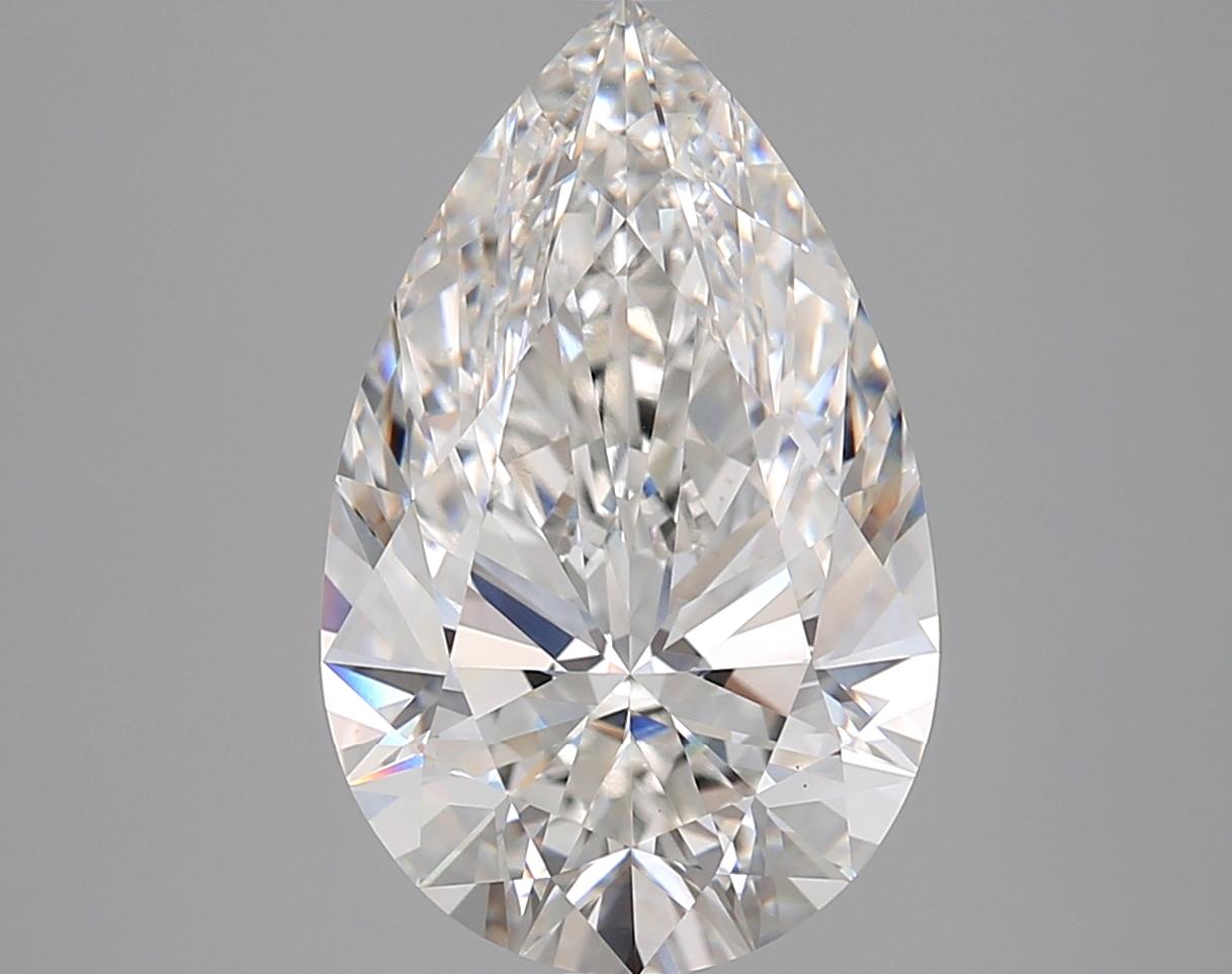 5.71 Carat Pear Shaped Ideal Cut VS1 IGI Certified Lab Grown Diamond