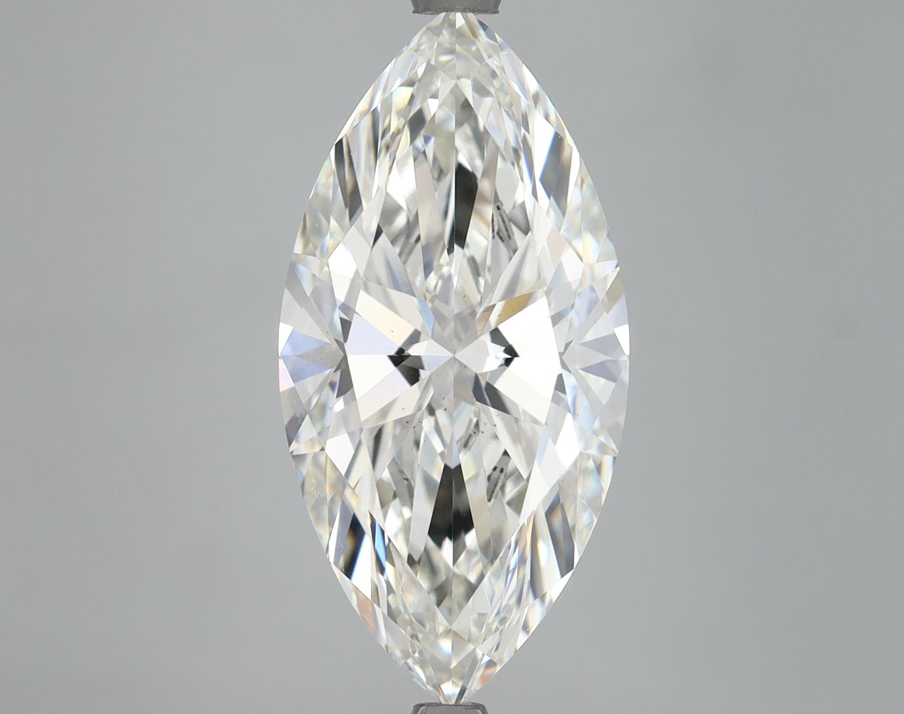 5.67 Carat Marquise Shaped Ideal Cut VS2 IGI Certified Lab Grown Diamond