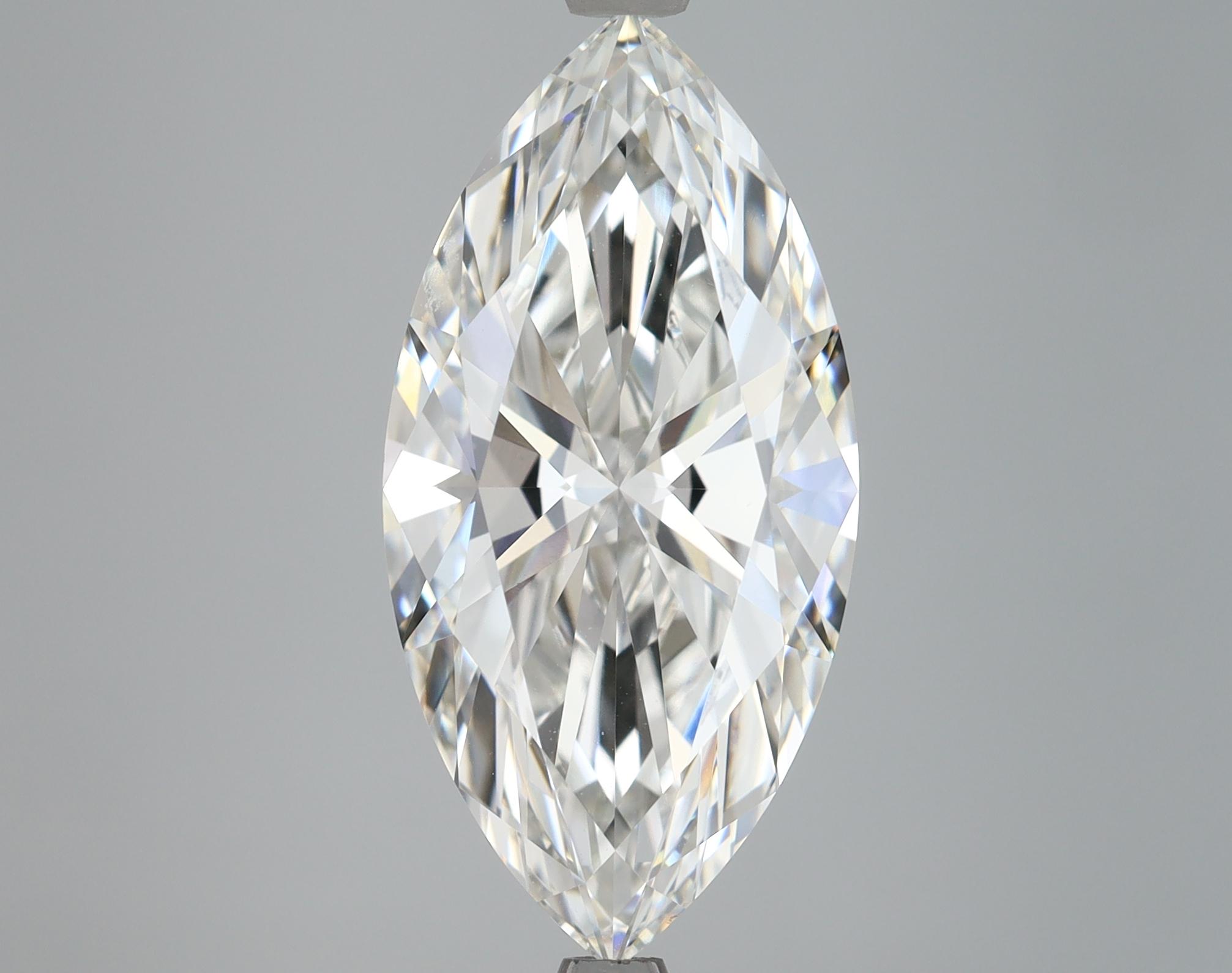 4.79 Carat Marquise Shaped Ideal Cut VVS2 IGI Certified Lab Grown Diamond