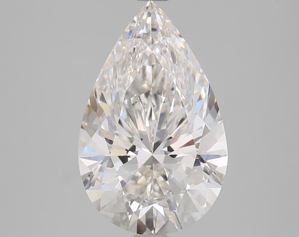 3.54 Carat Pear Shaped Ideal Cut VS1 IGI Certified Lab Grown Diamond