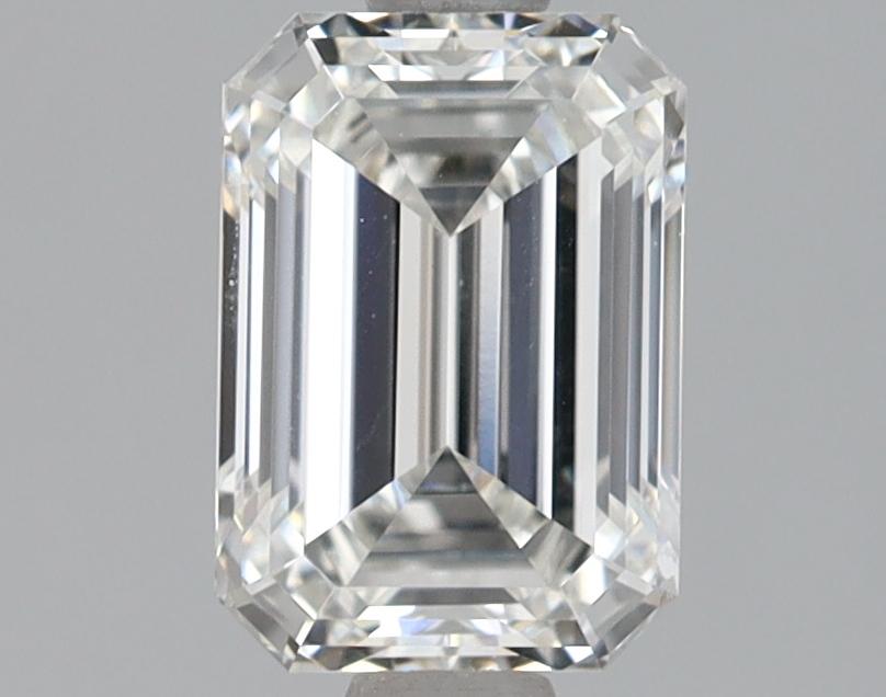 1.24 Carat Emerald Shaped Ideal Cut VVS2 IGI Certified Lab Grown Diamond