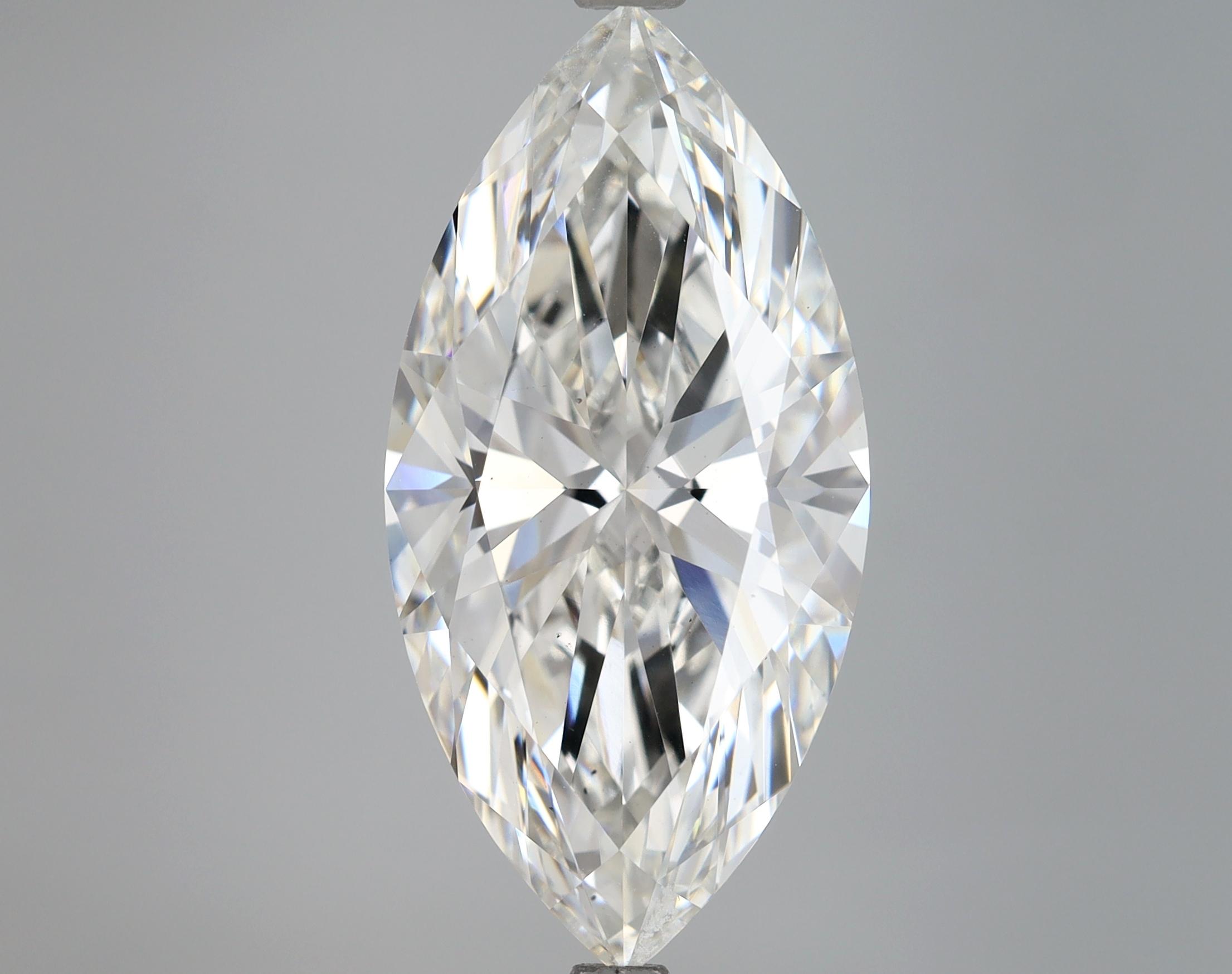 6.18 Carat Marquise Shaped Ideal Cut VS2 IGI Certified Lab Grown Diamond