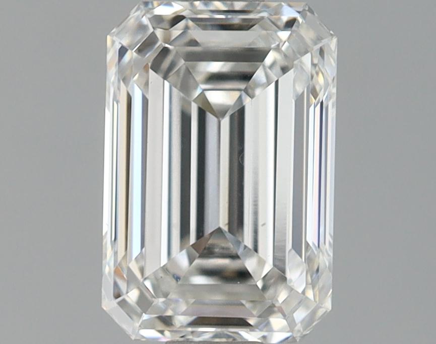 1.23 Carat Emerald Shaped Ideal Cut VS1 IGI Certified Lab Grown Diamond