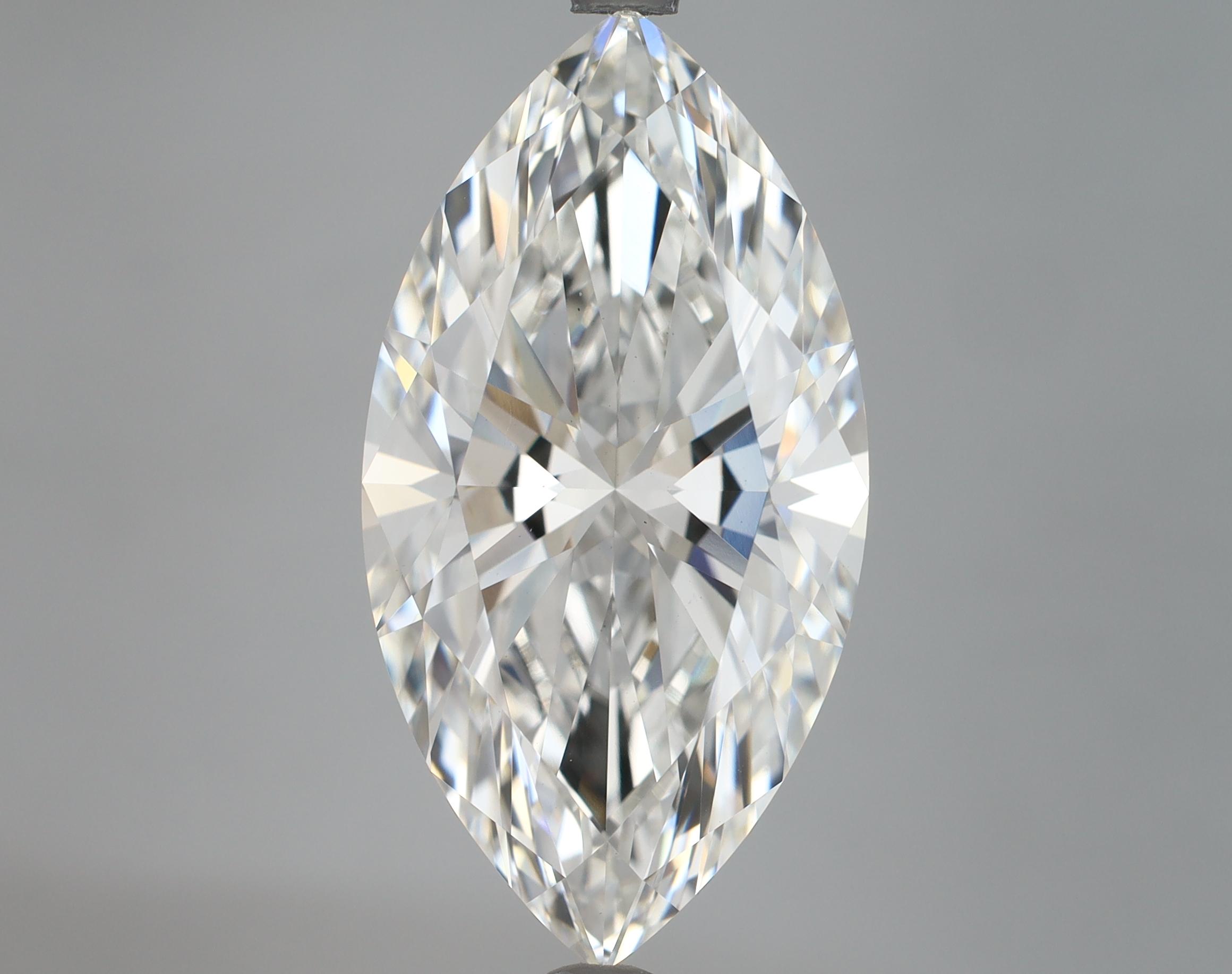 6.85 Carat Marquise Shaped Ideal Cut VS1 IGI Certified Lab Grown Diamond