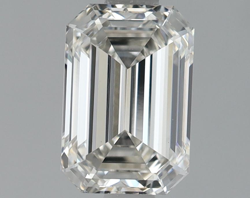 1.08 Carat Emerald Shaped Ideal Cut VVS2 IGI Certified Lab Grown Diamond