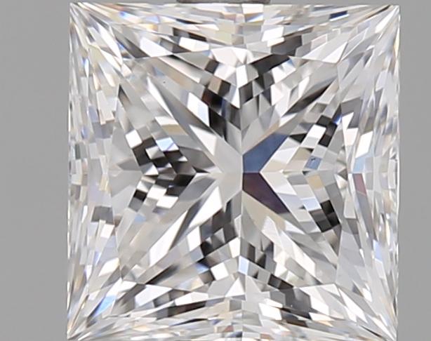 1.68 Carat Princess Shaped Ideal Cut VS1 GIA Certified Lab Grown Diamond