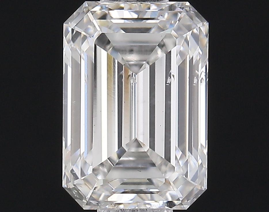 0.99 Carat Emerald Shaped Ideal Cut SI1 IGI Certified Lab Grown Diamond