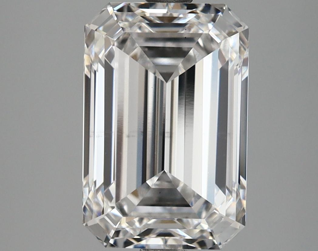 4.03 Carat Emerald Shaped Excellent Cut SI1 GIA Certified Lab Grown Diamond
