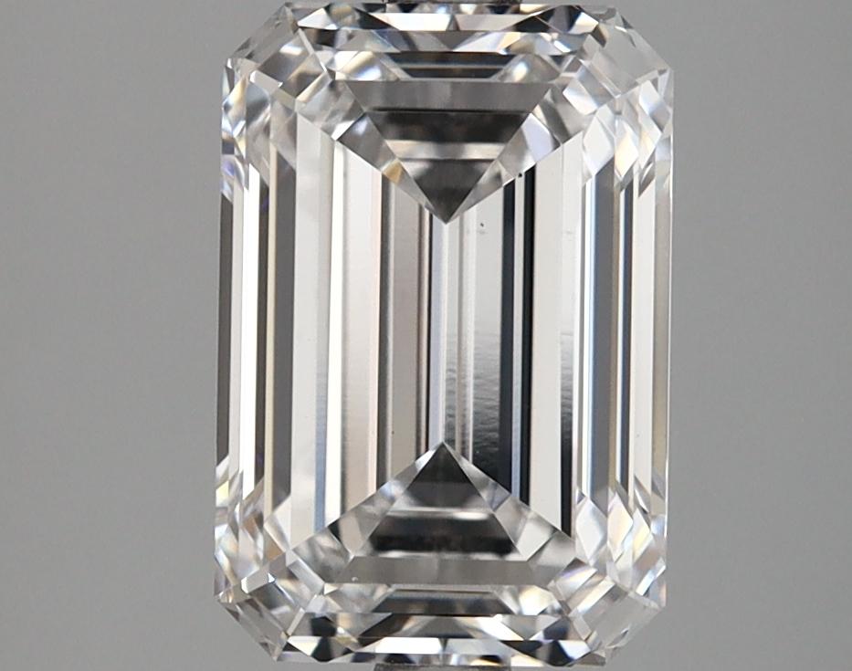 3.08 Carat Emerald Shaped Ideal Cut VS1 GIA Certified Lab Grown Diamond