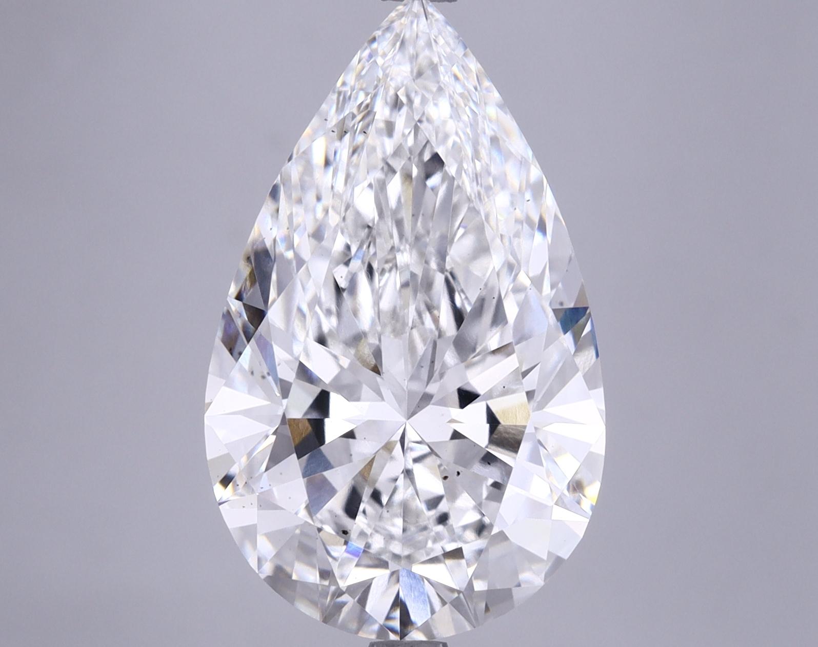 6.77 Carat Pear Shaped Very Good Cut SI1 GIA Certified Lab Grown Diamond
