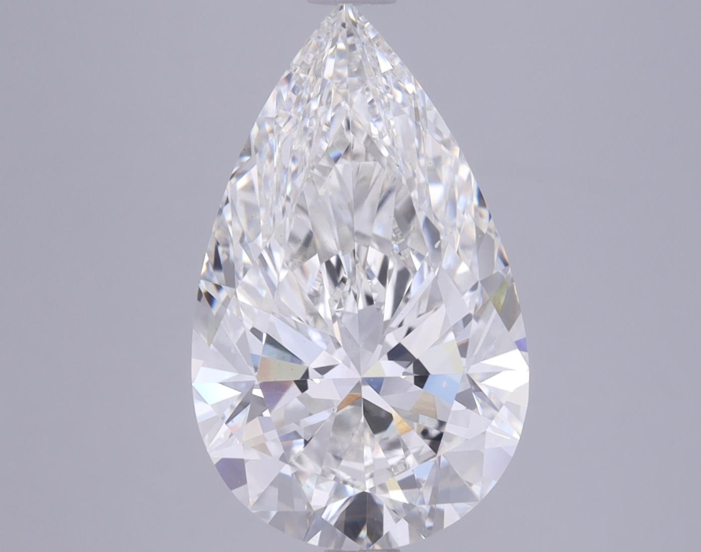 4.47 Carat Pear Shaped Ideal Cut VS2 GIA Certified Lab Grown Diamond