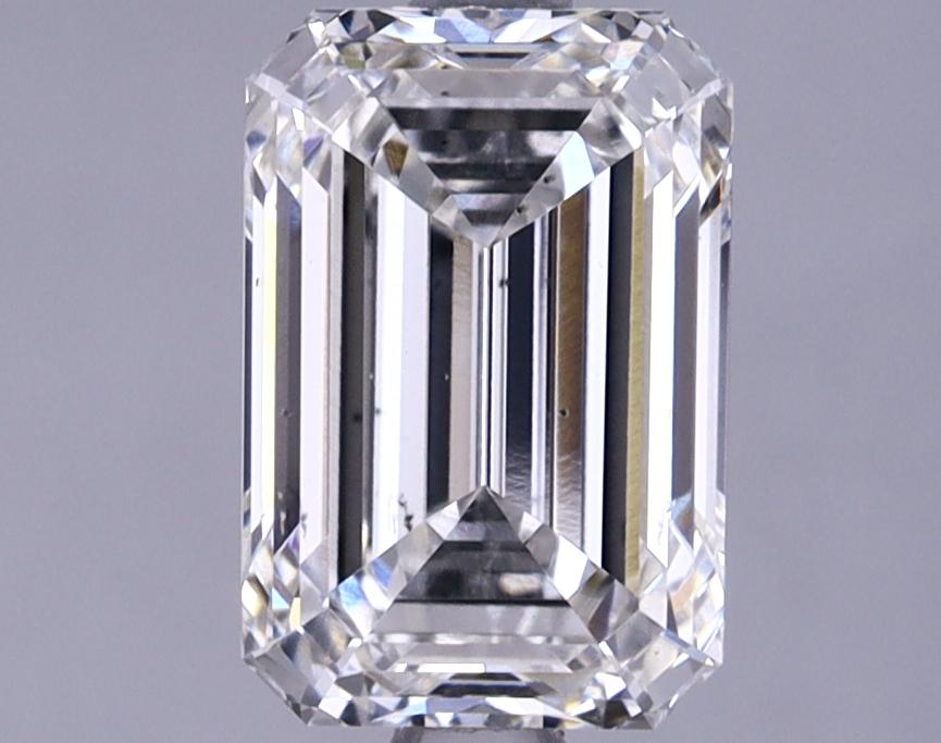 2.27 Carat Emerald Shaped Ideal Cut SI1 GIA Certified Lab Grown Diamond