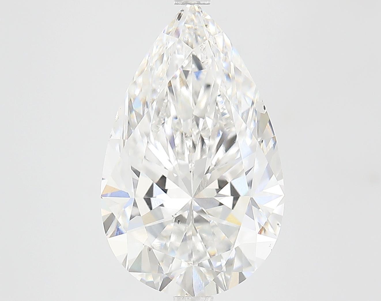 5.03 Carat Pear Shaped Ideal Cut SI1 IGI Certified Lab Grown Diamond