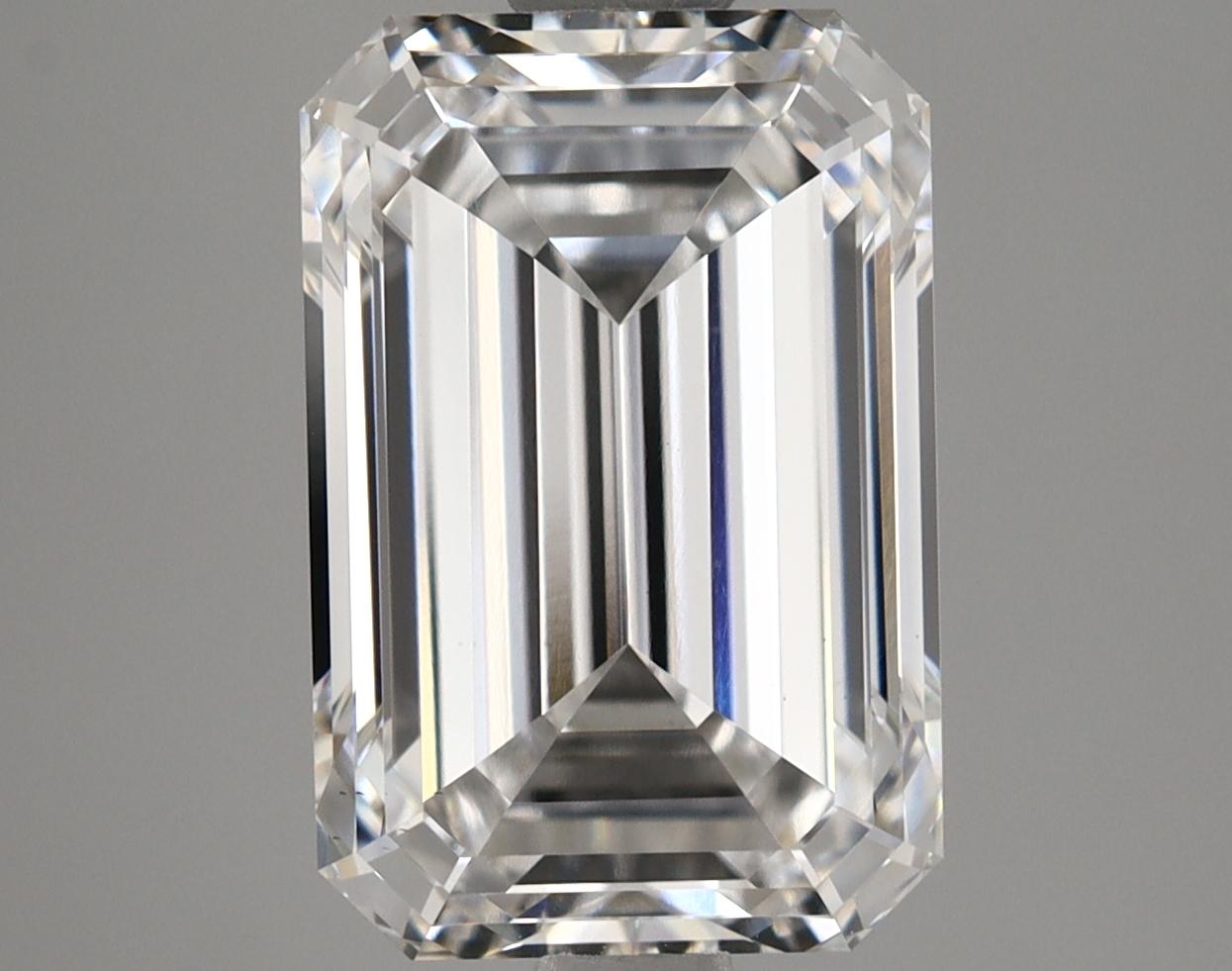 3.18 Carat Emerald Shaped Excellent Cut VS2 GIA Certified Lab Grown Diamond