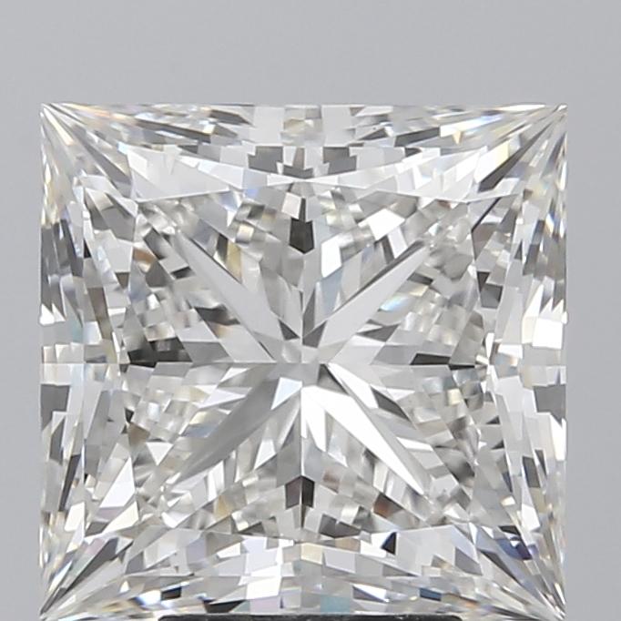 6.61 Carat Princess Shaped Ideal Cut VVS2 IGI Certified Lab Grown Diamond