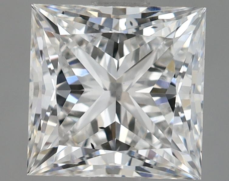 1.73 Carat Princess Shaped Ideal Cut SI1 IGI Certified Lab Grown Diamond