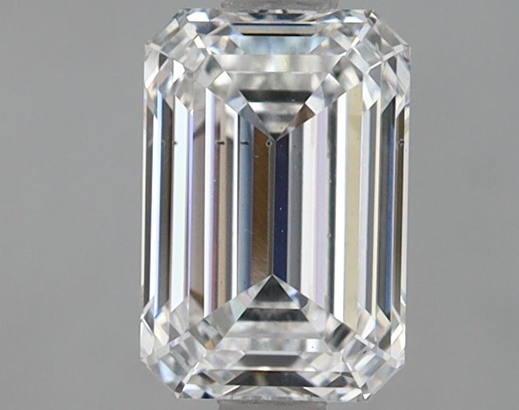 1.38 Carat Emerald Shaped Excellent Cut VS2 IGI Certified Lab Grown Diamond