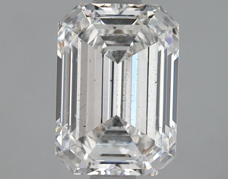1.45 Carat Emerald Shaped Ideal Cut SI1 IGI Certified Lab Grown Diamond