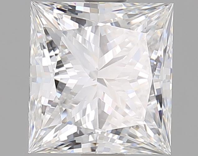 1.84 Carat Princess Shaped Excellent Cut VS2 IGI Certified Lab Grown Diamond