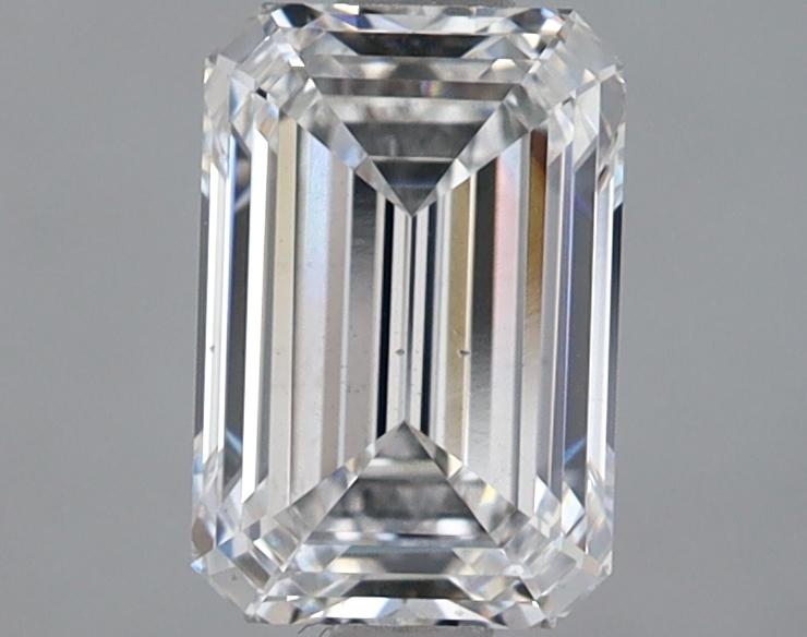 1.38 Carat Emerald Shaped Excellent Cut VS2 IGI Certified Lab Grown Diamond