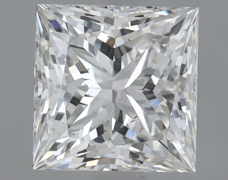 1.74 Carat Princess Shaped Ideal Cut VS2 IGI Certified Lab Grown Diamond