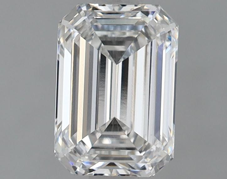 1.33 Carat Emerald Shaped Ideal Cut VVS2 IGI Certified Lab Grown Diamond