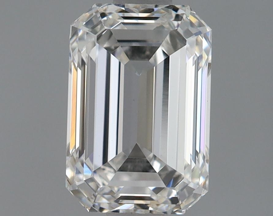 1.23 Carat Emerald Shaped Ideal Cut VVS2 IGI Certified Lab Grown Diamond
