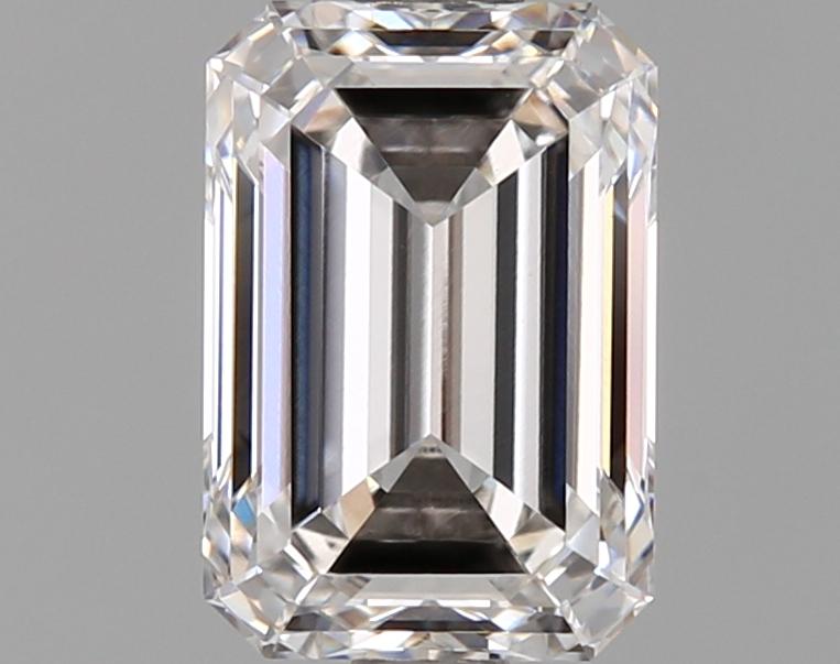 1.33 Carat Emerald Shaped Ideal Cut VVS2 IGI Certified Lab Grown Diamond
