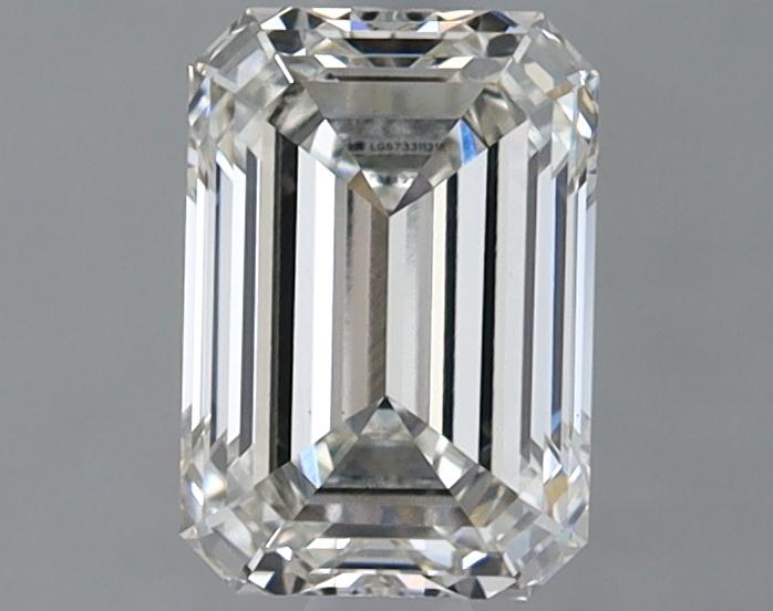 1.23 Carat Emerald Shaped Ideal Cut VS1 IGI Certified Lab Grown Diamond