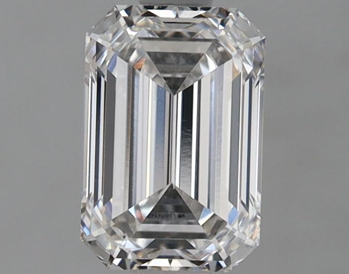 1.23 Carat Emerald Shaped Ideal Cut VVS2 IGI Certified Lab Grown Diamond