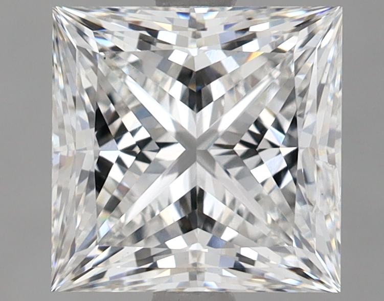 2.76 Carat Princess Shaped Ideal Cut VS1 IGI Certified Lab Grown Diamond