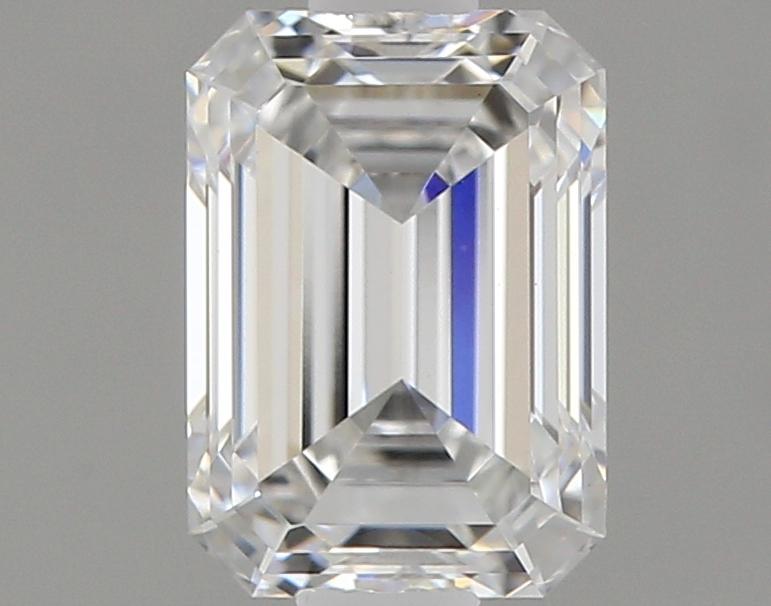 0.93 Carat Emerald Shaped Ideal Cut VVS2 IGI Certified Lab Grown Diamond