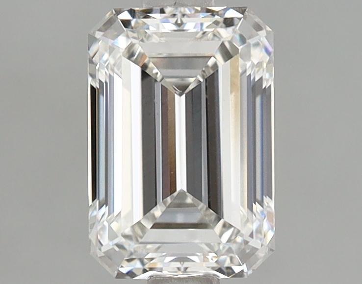 1.33 Carat Emerald Shaped Ideal Cut VVS2 IGI Certified Lab Grown Diamond