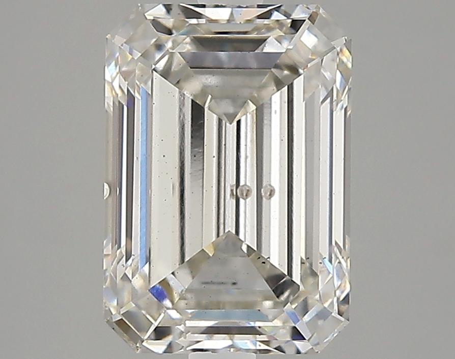 3.01 Carat Emerald Shaped Ideal Cut SI1 IGI Certified Lab Grown Diamond