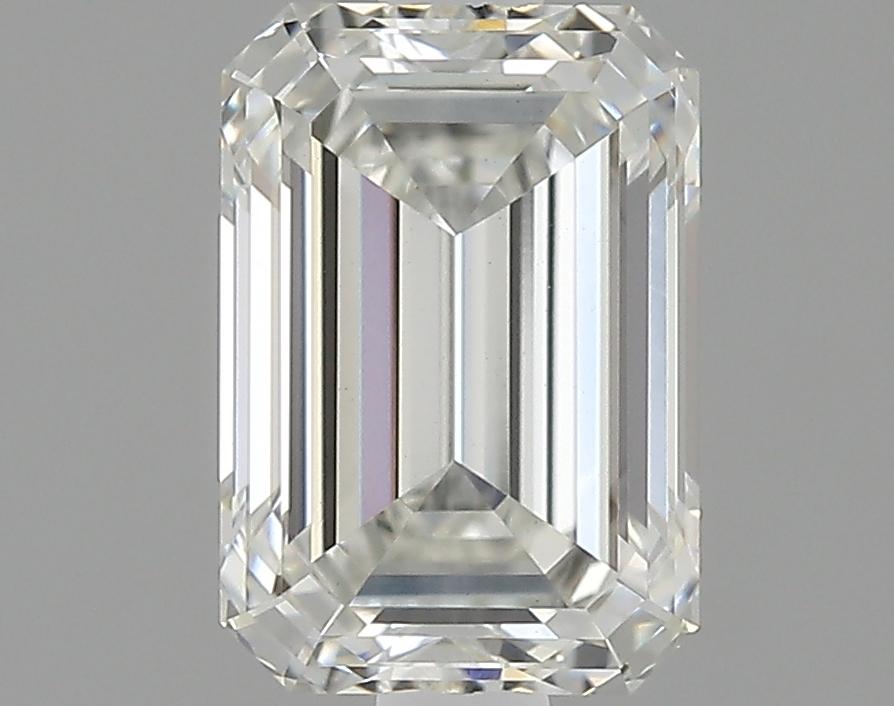 1.31 Carat Emerald Shaped Ideal Cut VVS2 IGI Certified Lab Grown Diamond