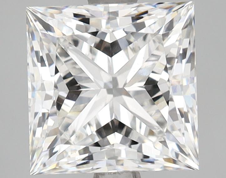 2.56 Carat Princess Shaped Ideal Cut VVS2 IGI Certified Lab Grown Diamond