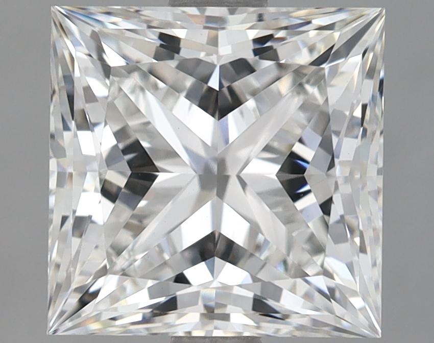 2.87 Carat Princess Shaped Ideal Cut VS1 IGI Certified Lab Grown Diamond