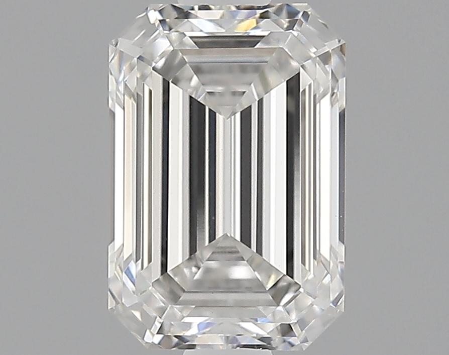 1.22 Carat Emerald Shaped Ideal Cut VVS2 IGI Certified Lab Grown Diamond