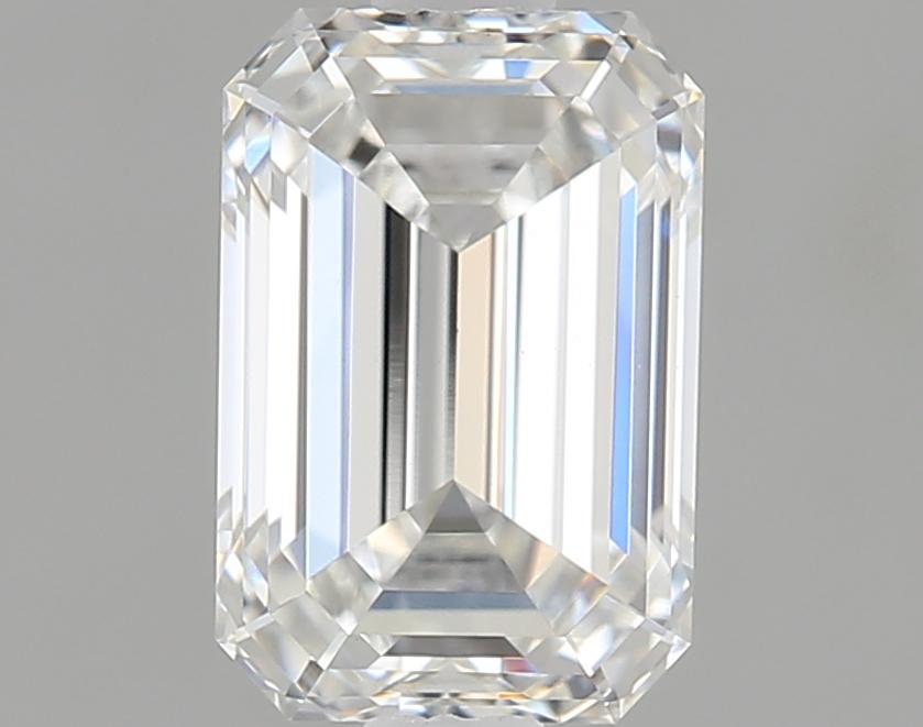 1.23 Carat Emerald Shaped Ideal Cut VVS2 IGI Certified Lab Grown Diamond