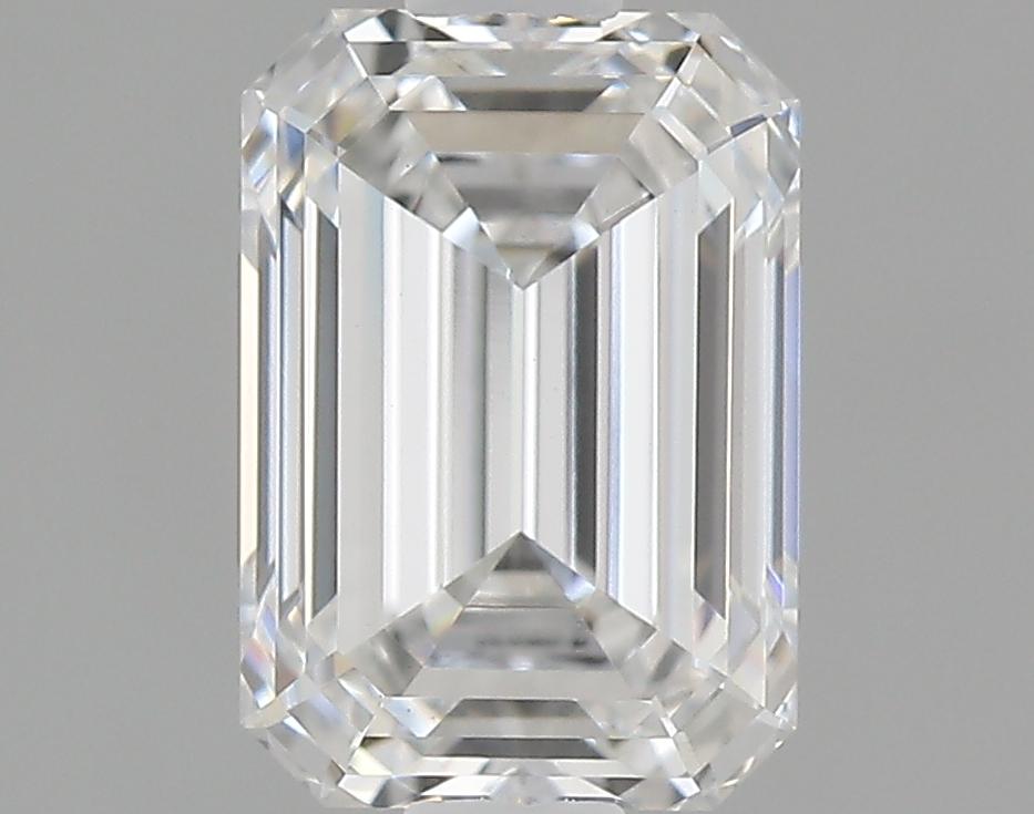 1.24 Carat Emerald Shaped Ideal Cut VVS2 IGI Certified Lab Grown Diamond