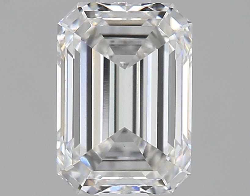 1.29 Carat Emerald Shaped Ideal Cut VS1 IGI Certified Lab Grown Diamond