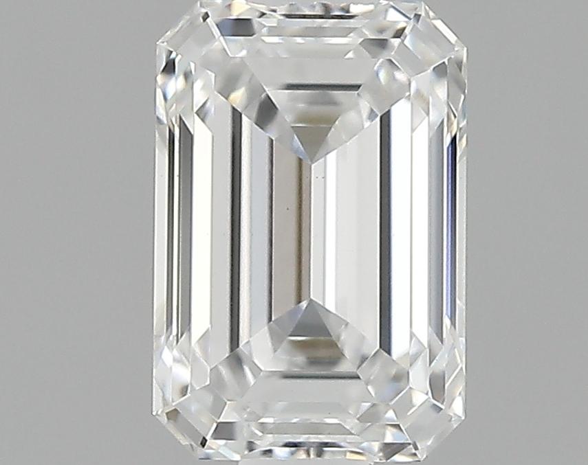 0.93 Carat Emerald Shaped Ideal Cut VVS2 IGI Certified Lab Grown Diamond