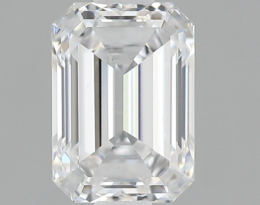 0.92 Carat Emerald Shaped Ideal Cut VVS2 IGI Certified Lab Grown Diamond