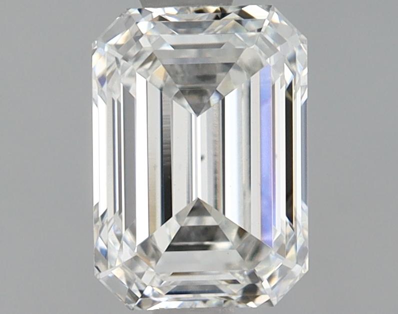 1.24 Carat Emerald Shaped Ideal Cut VVS2 IGI Certified Lab Grown Diamond